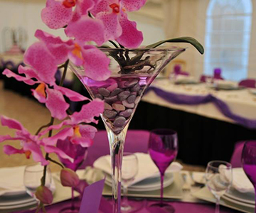 decoração e flores
